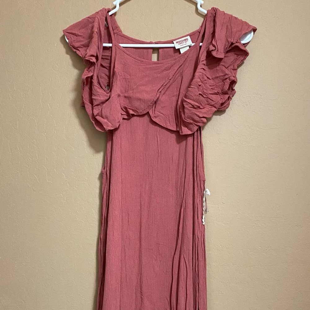 Cold shoulder midi dress